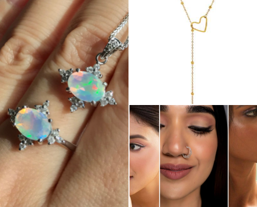 Jewellery cover photo collage