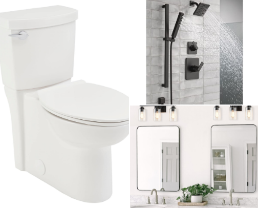 Master Bath Remodel cover photo collage