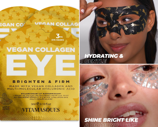 Vegan Eye Masks cover photo collage
