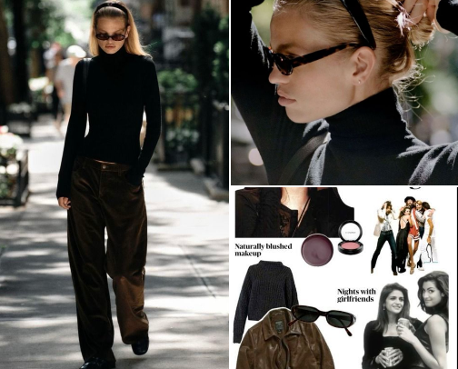 Effortlesly acheiving the "90s chic" look cover photo collage