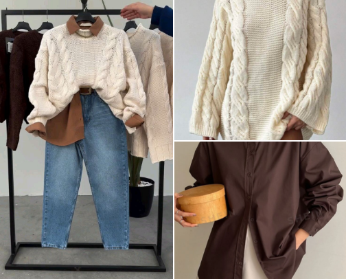 Friday and its autumn combination for all women🤎 cover photo collage