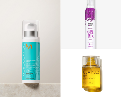 the perfect HAIR- both curly and blowout cover photo collage