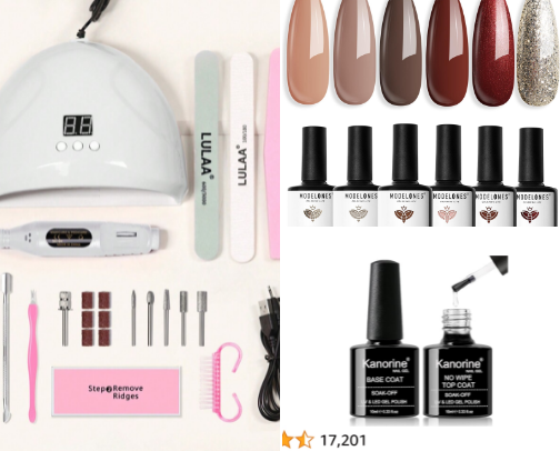 At Home Nail Bits cover photo collage