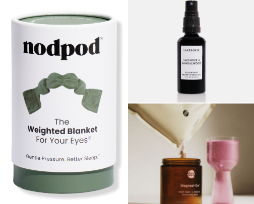 Bed time must-haves! cover photo collage