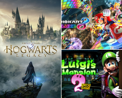 Games for the girlies cover photo collage