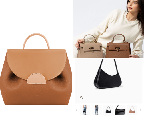 From Day to Night Minimalist Handbags cover photo collage