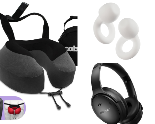 Long-Flight Essentials cover photo collage