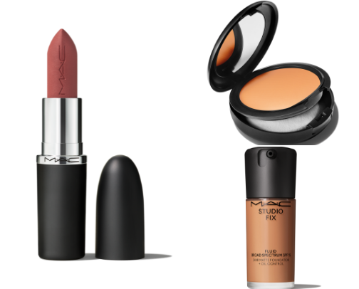 MAC Cosmetics cover photo collage