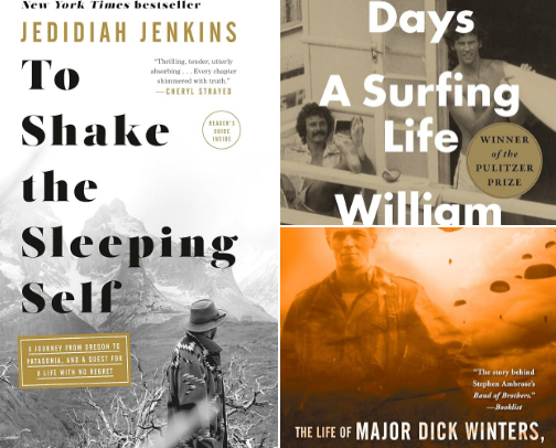 Memoirs & Biographies For The Adventurous Man cover photo collage