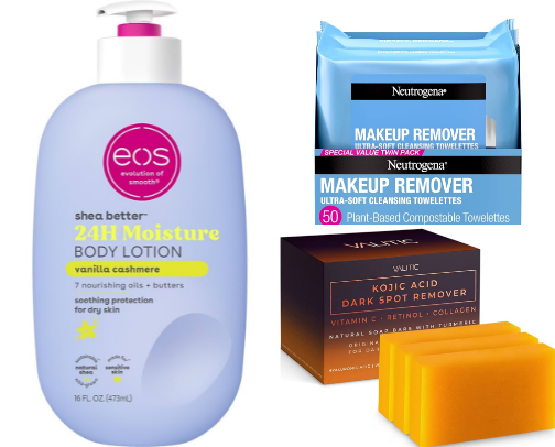 Everyday skin care and extra special things for extra hard days cover photo collage