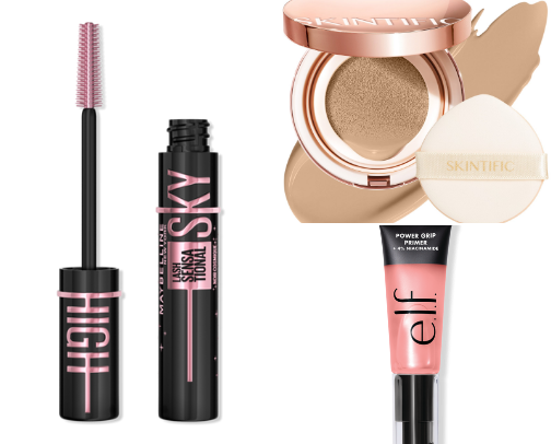 🩷 my makeup routine cover photo collage