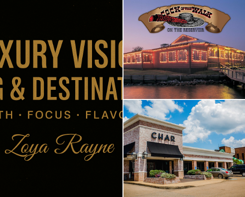 Luxury Vision Dining & Destinations cover photo collage