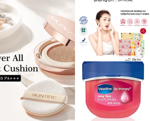 Skincare & Makeup must have cover photo collage