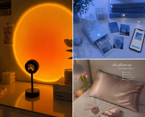Aesthetic finds cover photo collage