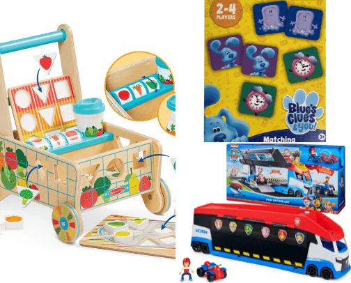 Kid toys cover photo collage