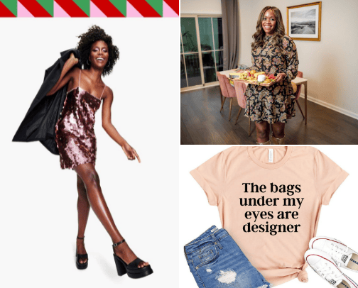 Holiday outfits cover photo collage