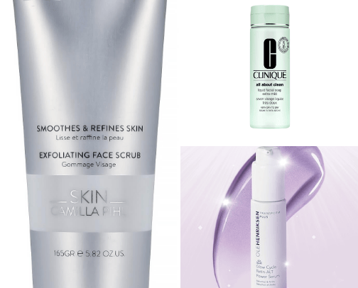 Skincare cover photo collage