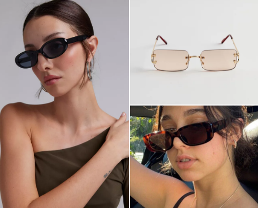 Trendy cute sunglasses cover photo collage
