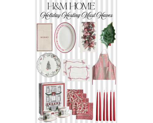 Holiday Hosting Essentials H&M Home cover photo collage