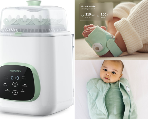 Baby must-haves cover photo collage