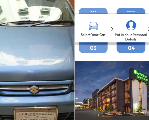 Cars rents for traveling cover photo collage