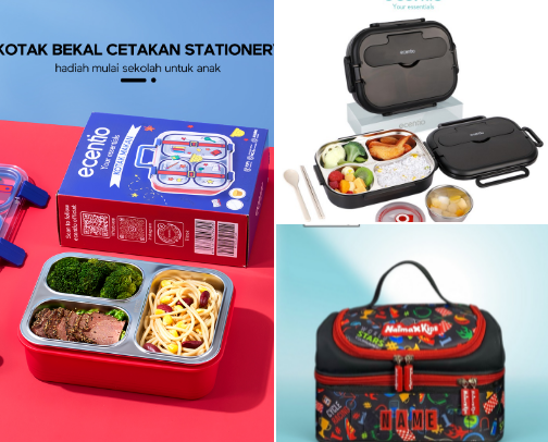 Bento Lunch Box cover photo collage