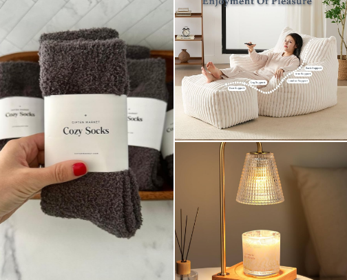 The Cozy Corner Collection cover photo collage