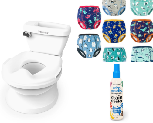 Potty training must haves!! cover photo collage