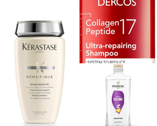 The Hair-Thickening Shampoos I'd Actually Recommend for Thinning Hair cover photo collage