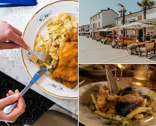 Food lovers cover photo collage