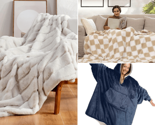 Cozy Comforts From Amazon cover photo collage