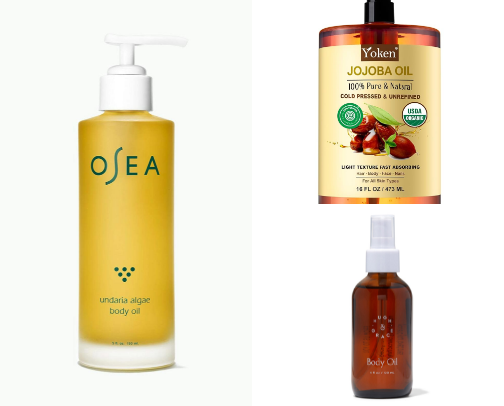 Best Clean Lotions and Oils for Face & Body | Non-Toxic Skincare Guide for Midlife Women cover photo collage