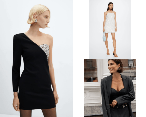 Clothing cover photo collage