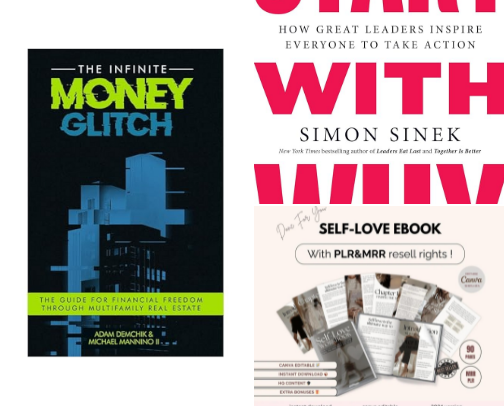 My favorite book recs cover photo collage