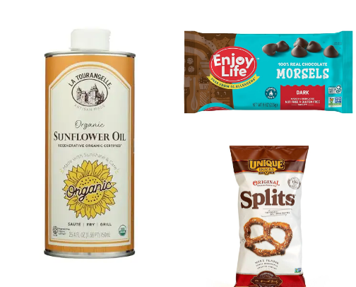 non-toxic & eco-friendly food essentials🥨🍫 cover photo collage