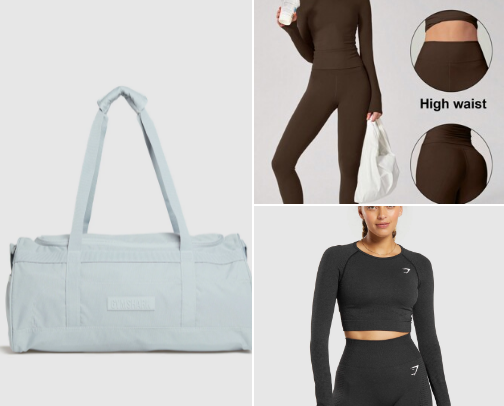 Gym essentials🏋🏽‍♀️ cover photo collage