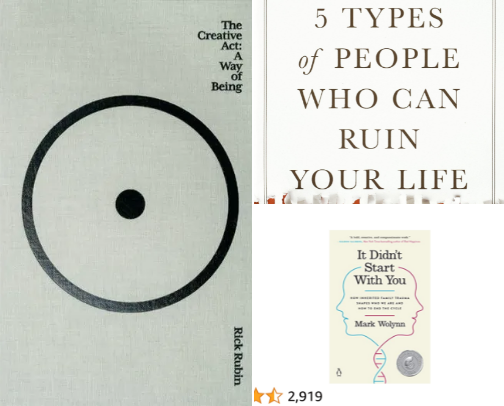 Books that have made a mark on my life cover photo collage