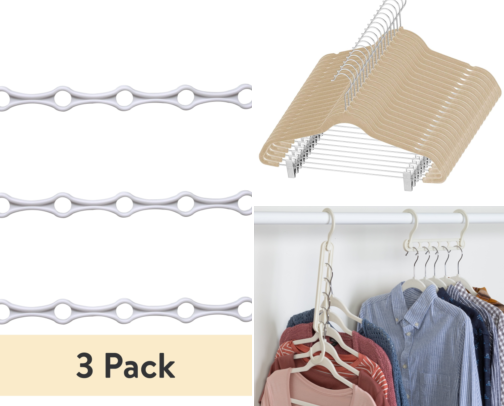 I Finally Found Closet Hangers That Actually Doubled My Tiny Closet Space cover photo collage