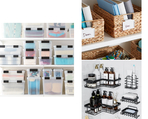 Home organization cover photo collage