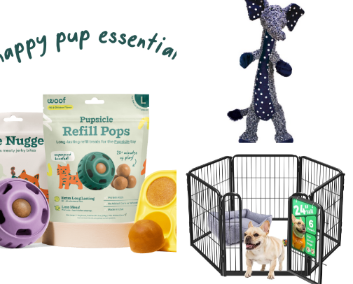 Puppy necessities 🐾 cover photo collage