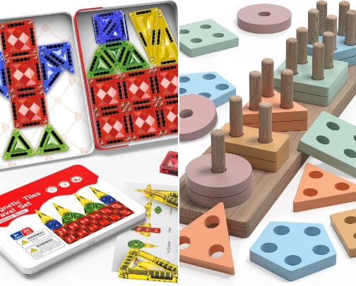 Kids toys cover photo collage