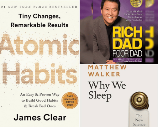 Must Read Books You Should Experience At Least Once in Your Lifetime cover photo collage