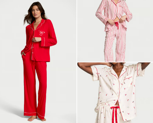 Pajama set victoria secret cover photo collage