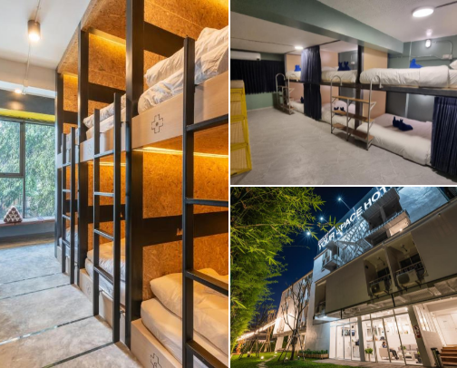 Chill & clean hostels in Thailand to relax 🙏🇹🇭 cover photo collage