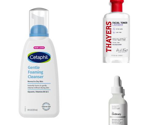 Glow Up: My Ultimate Daily Skincare Playbook cover photo collage