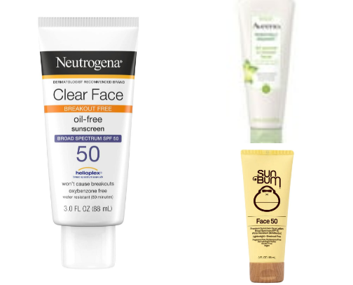 Top 10 Everyday Facial Sunscreens SPF 50 cover photo collage