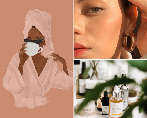 Affordable Skincare for Glowing Skin cover photo collage