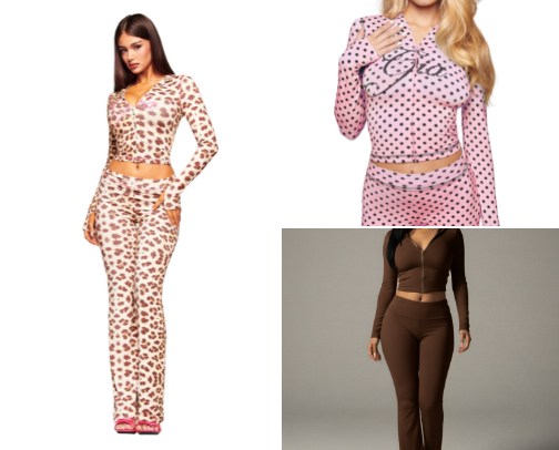 two piece wearables cover photo collage