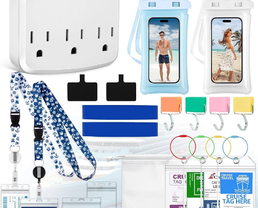 My cruise essentials wouldn't get on a ship without these cover photo collage