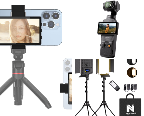 Must haves as a content creator cover photo collage